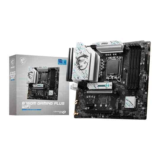 MSI Intel B760M GAMING PLUS WIFI DDR5 ATX Refurbished Motherboard